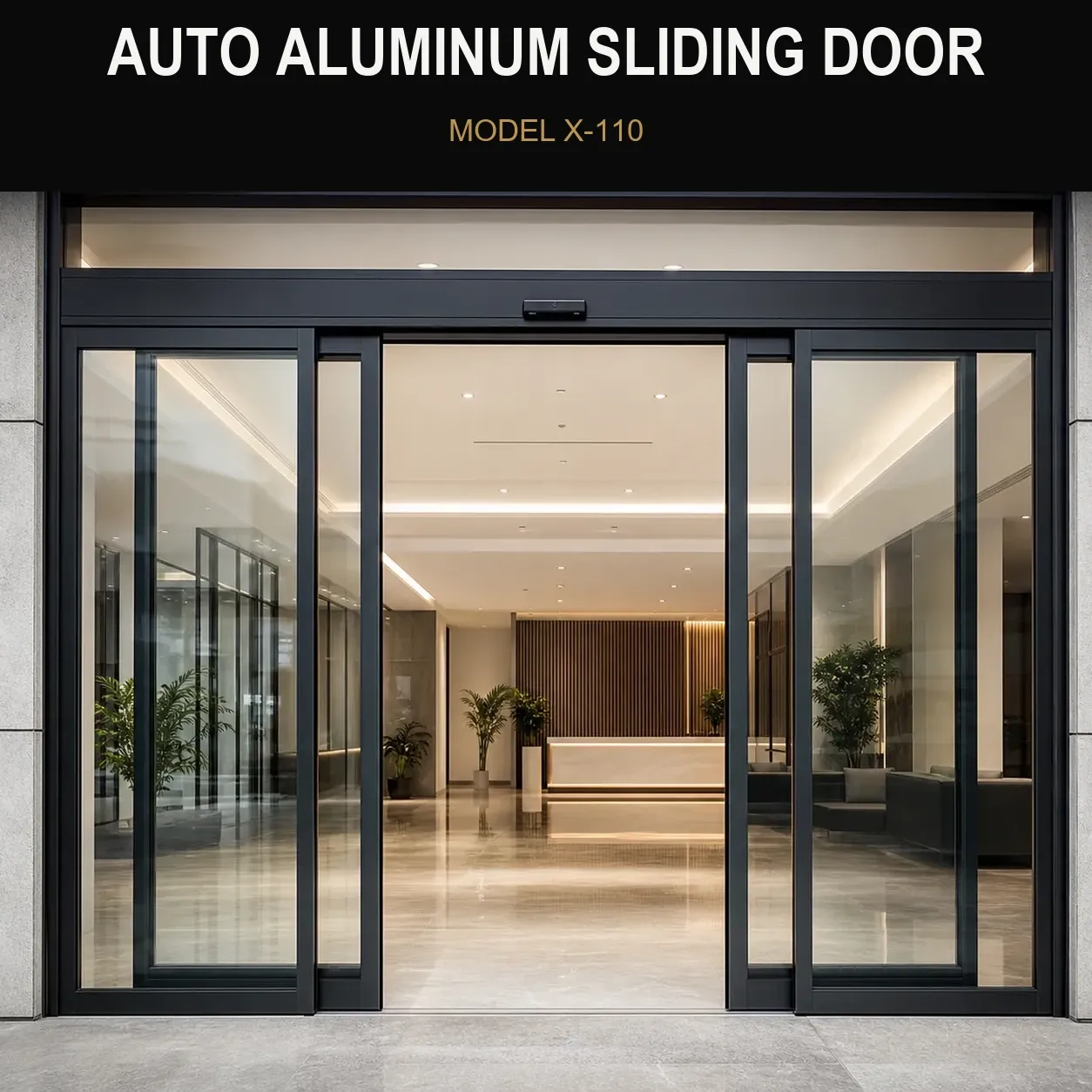 Auto Aluminum Sliding Door