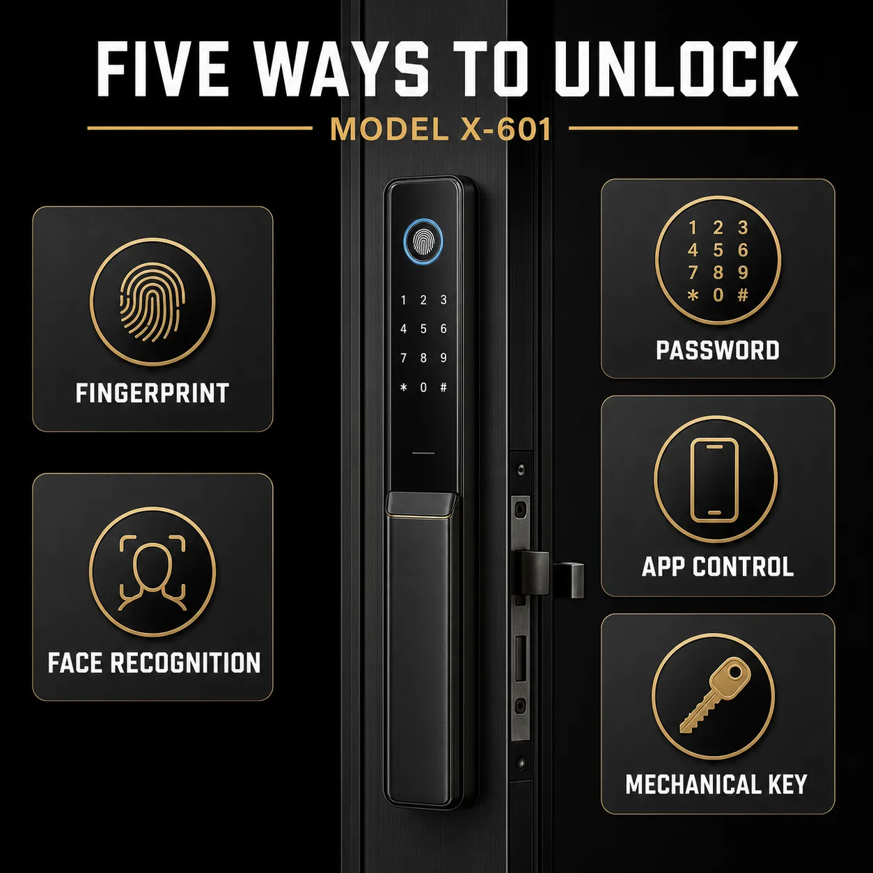 Smart Lock Swing Door — Thumbnail 2