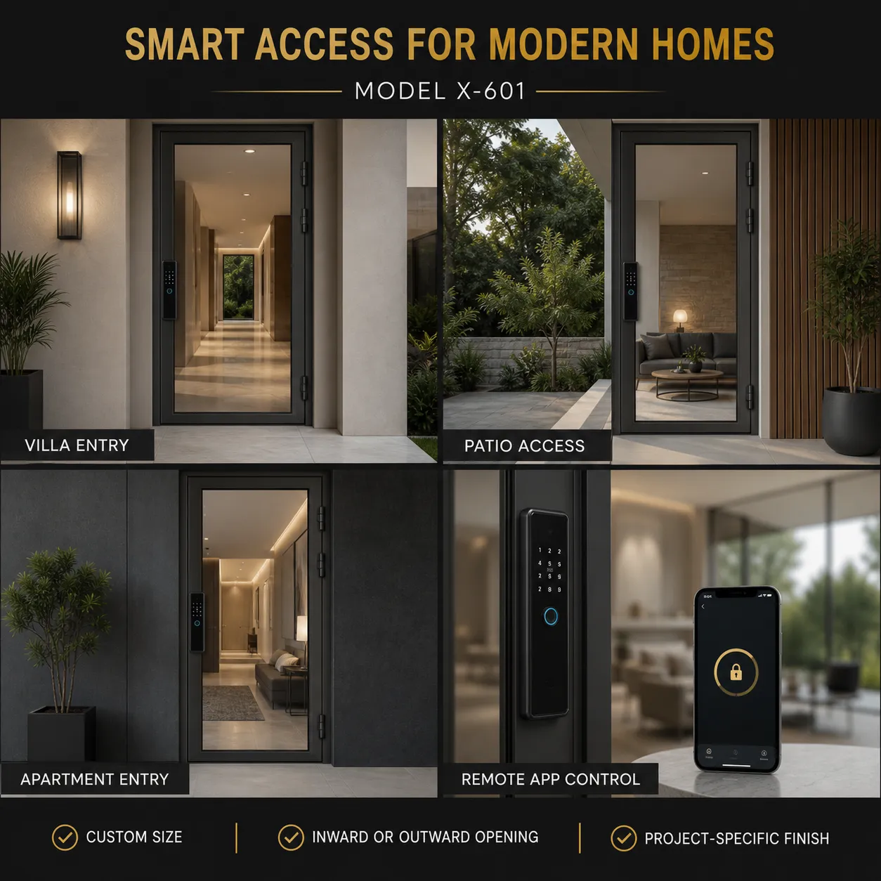 Smart Lock Swing Door — Thumbnail 6