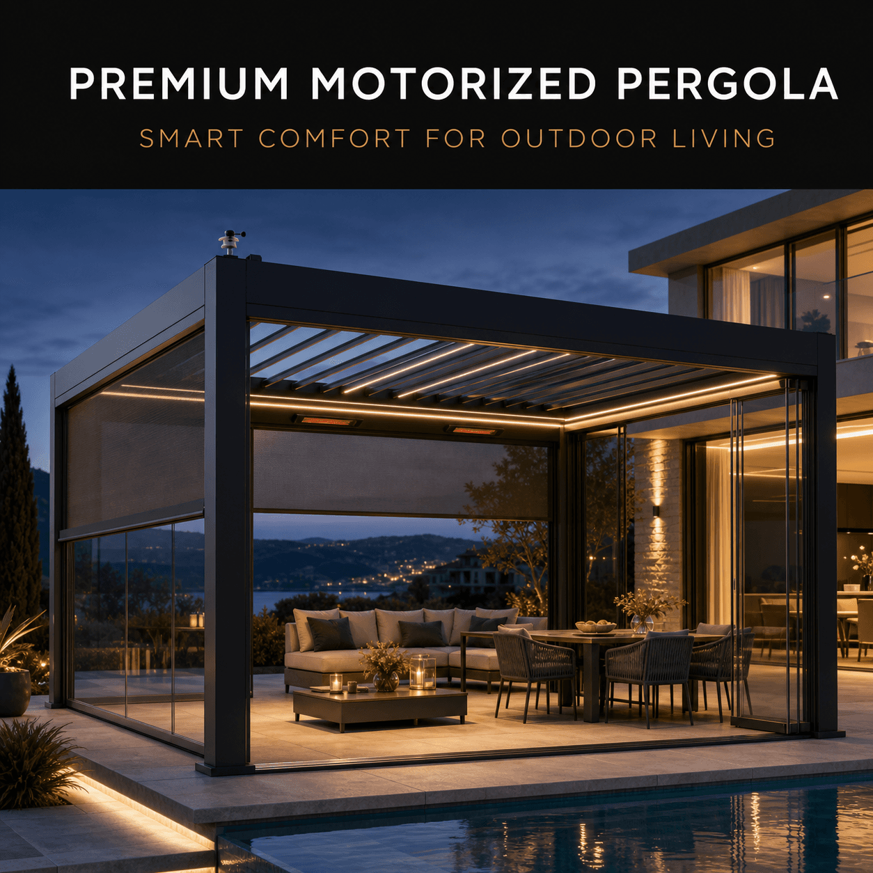 Premium Motorized Pergola
