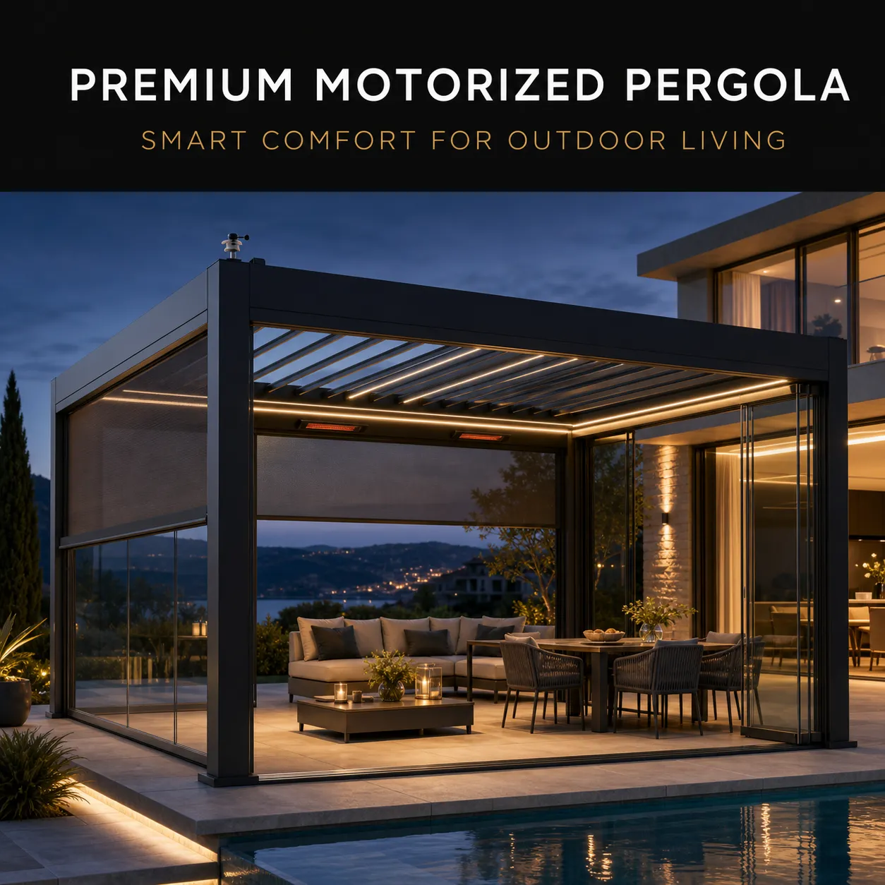 Premium Motorized Pergola