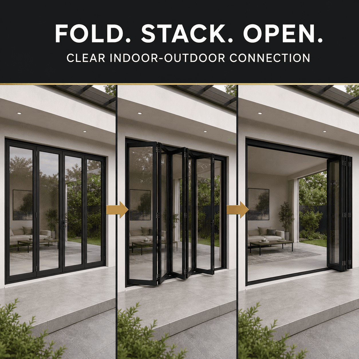 Aluminum Bi-Fold Door — Thumbnail 2