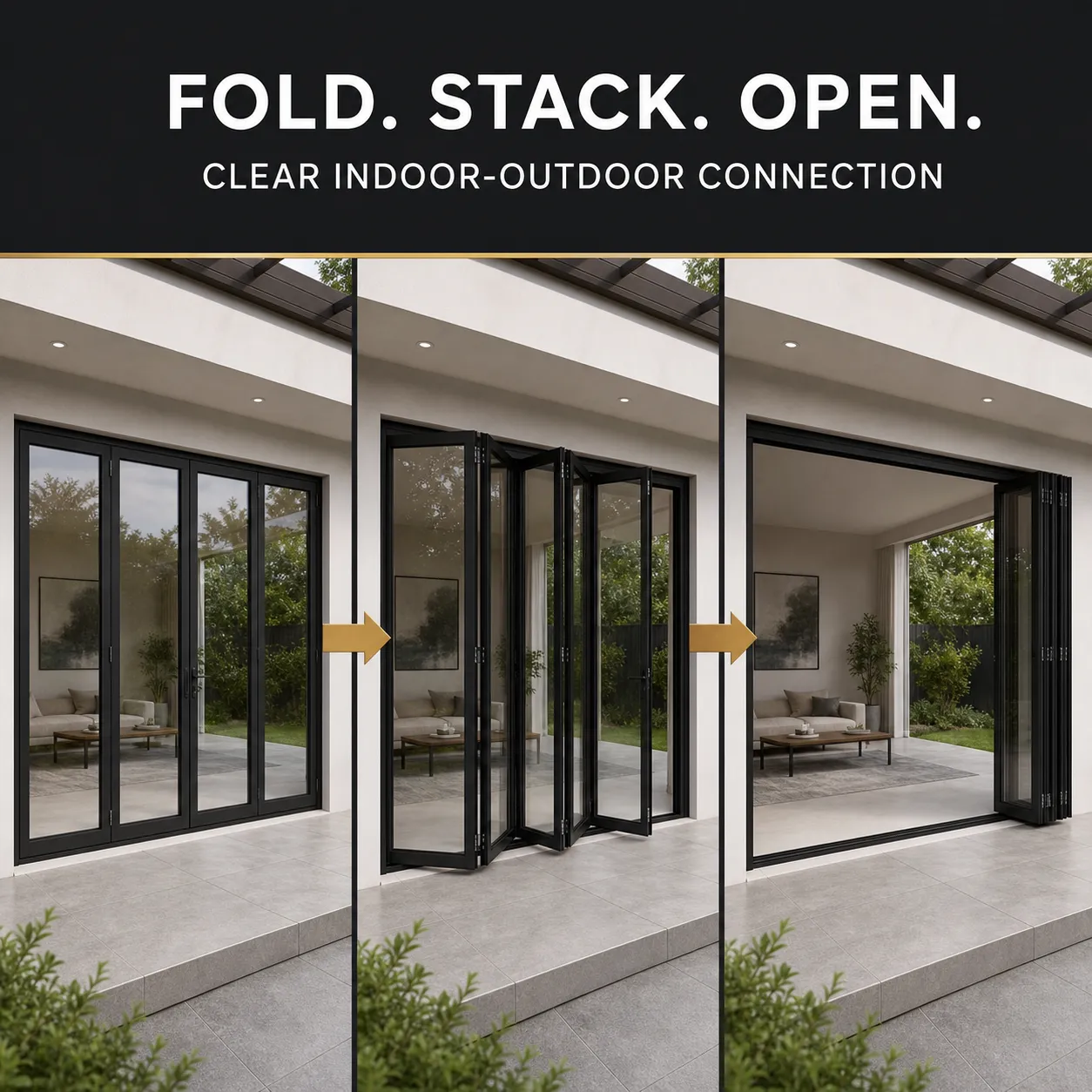 Aluminum Bi-Fold Door — Thumbnail 2