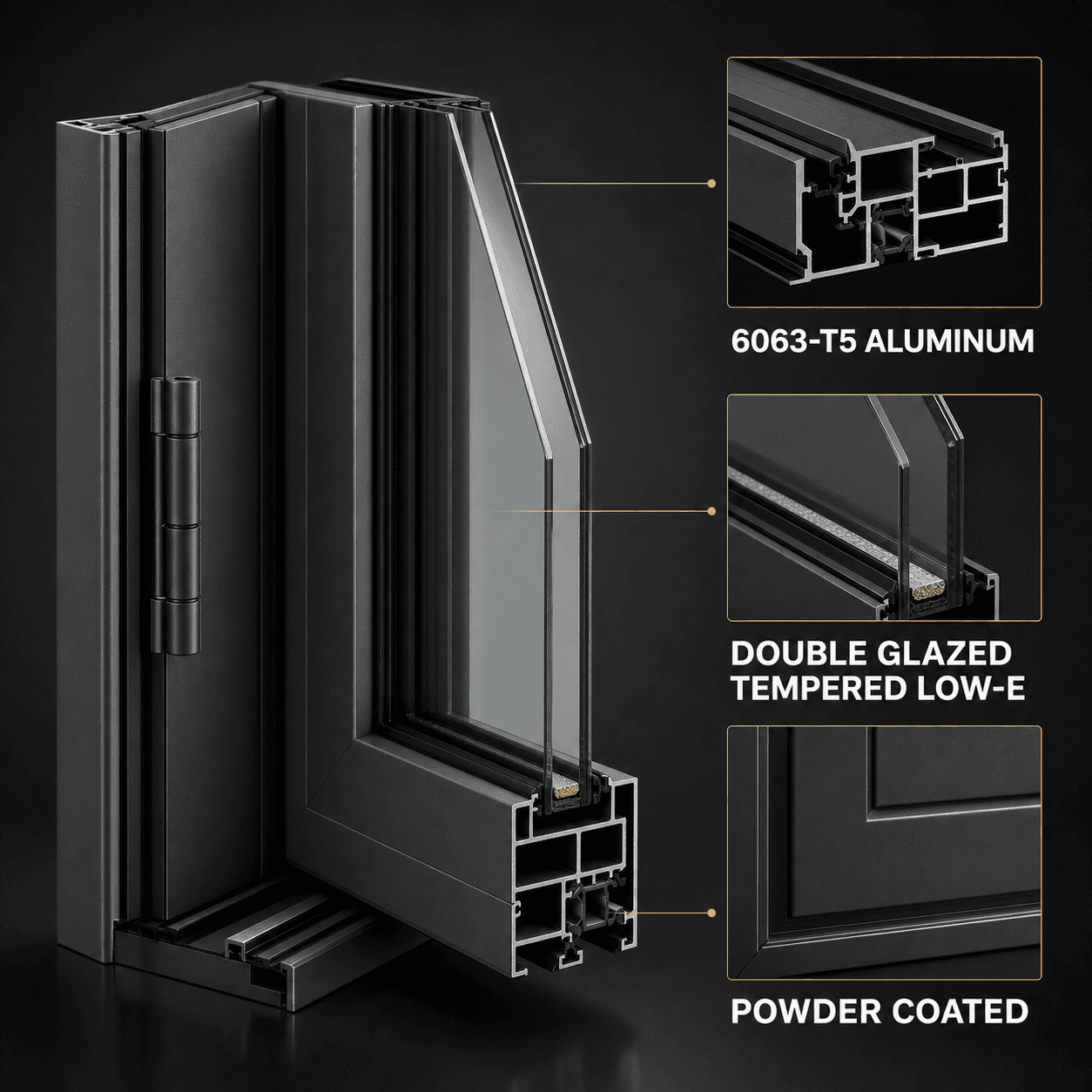 Aluminum Bi-Fold Door — Thumbnail 3