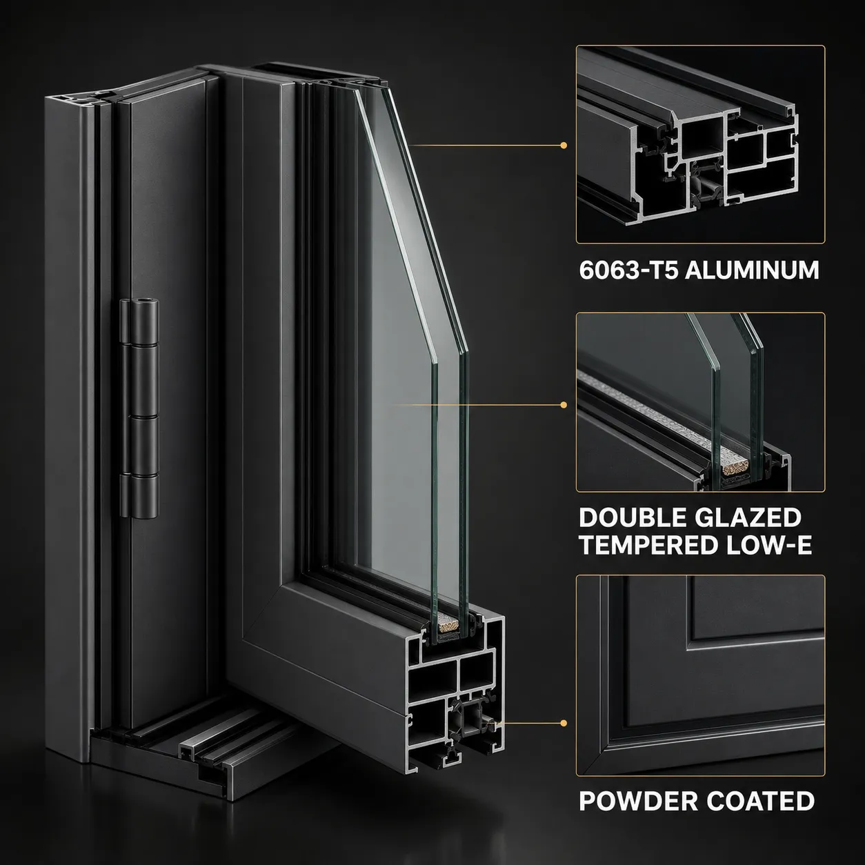 Aluminum Bi-Fold Door — Thumbnail 3