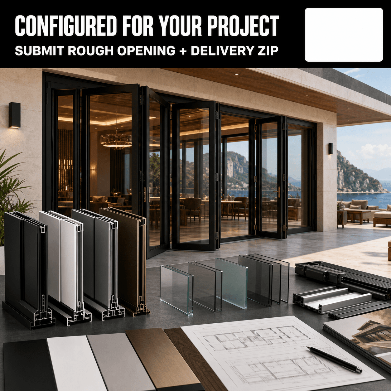 Aluminum Bi-Fold Door — Thumbnail 6