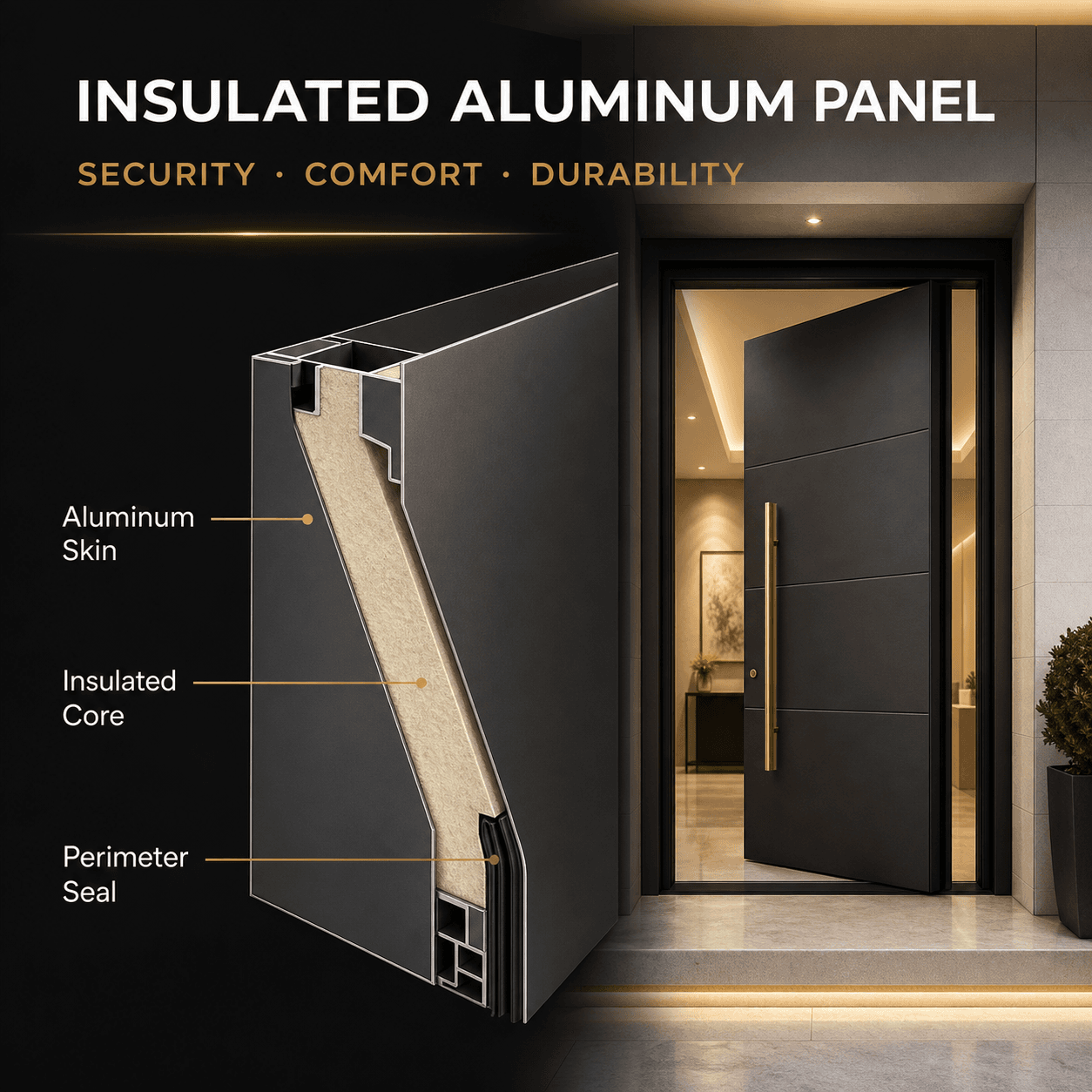 Aluminum Entry Door — Thumbnail 3
