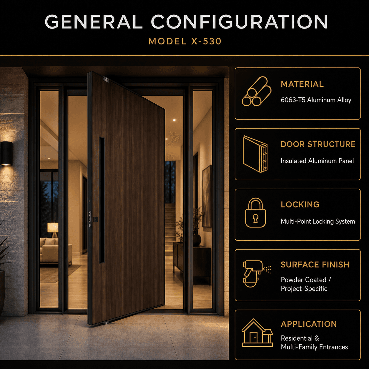 Aluminum Entry Door — Thumbnail 6