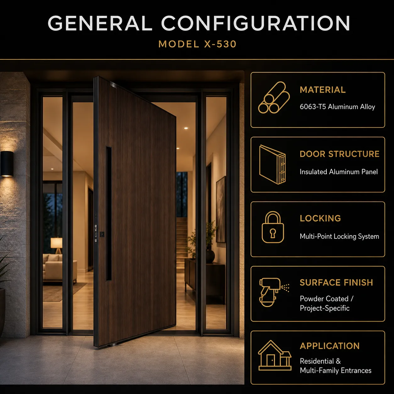 Aluminum Entry Door — Thumbnail 6