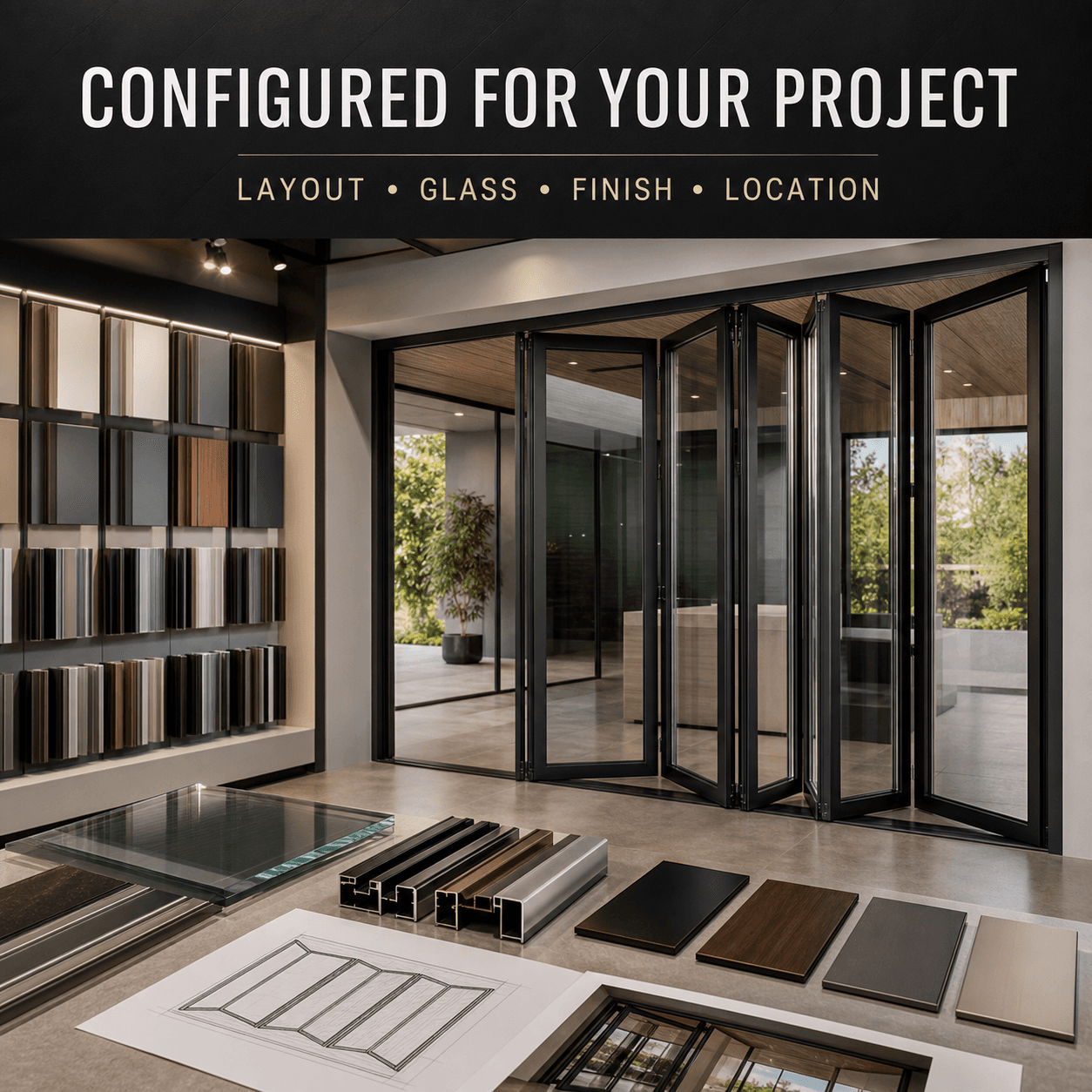 Aluminum Folding Door — Thumbnail 6