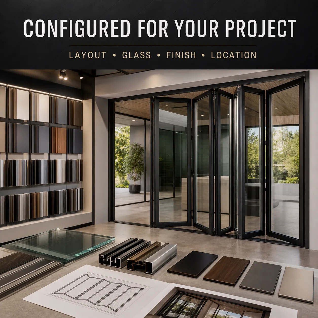 Aluminum Folding Door — Thumbnail 6