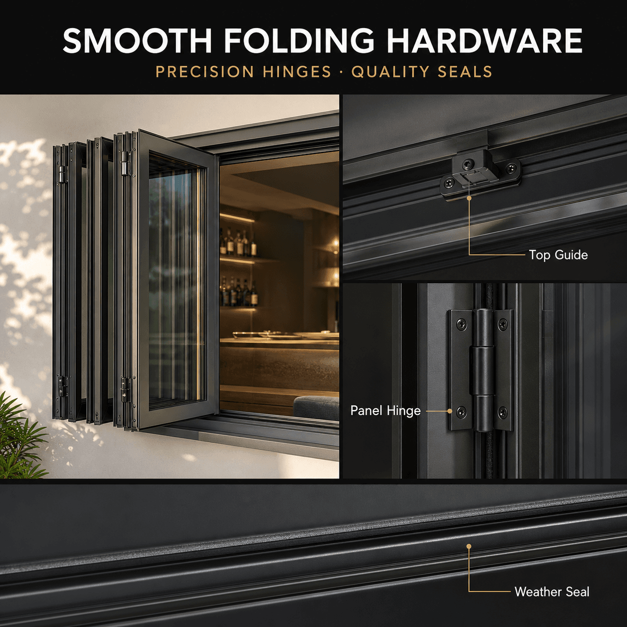 Aluminum Folding Window — Thumbnail 3