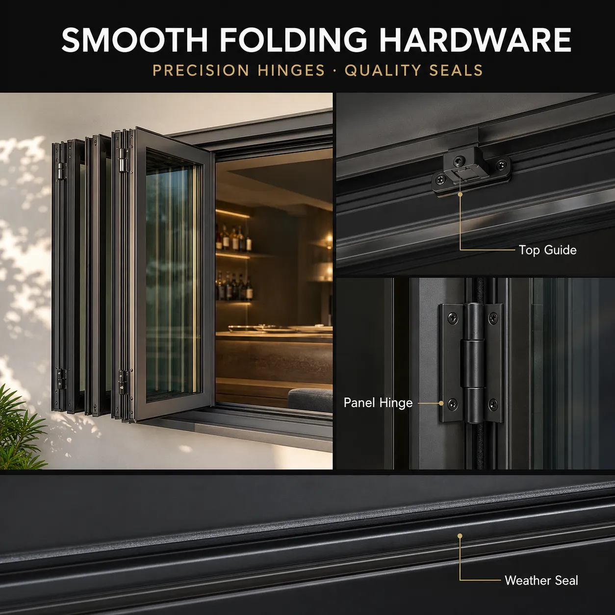 Aluminum Folding Window — Thumbnail 3