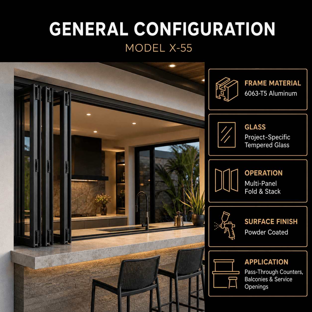 Aluminum Folding Window — Thumbnail 6