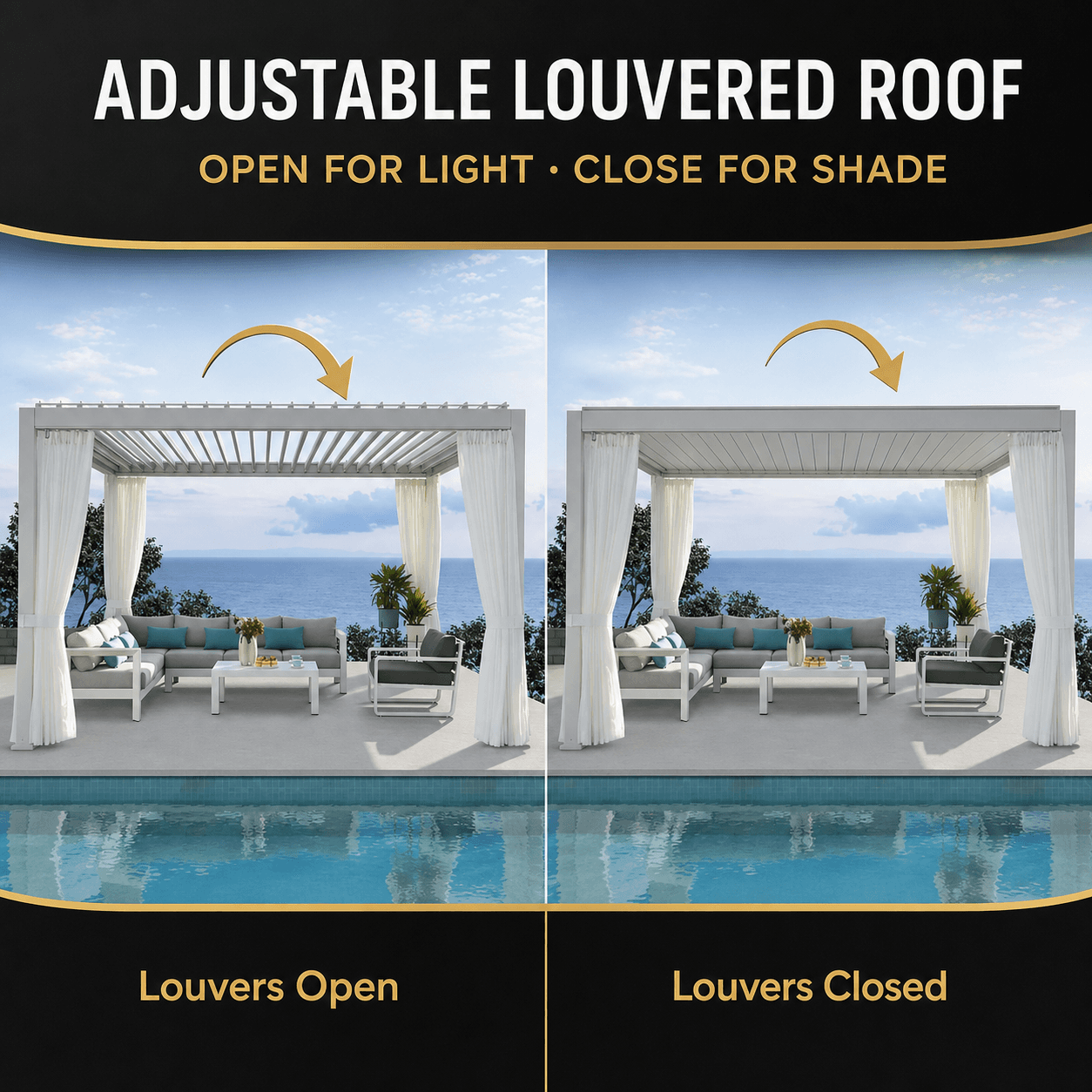 Aluminum Pergola — Thumbnail 2