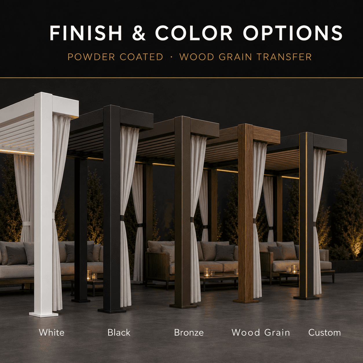 Aluminum Pergola — Thumbnail 4