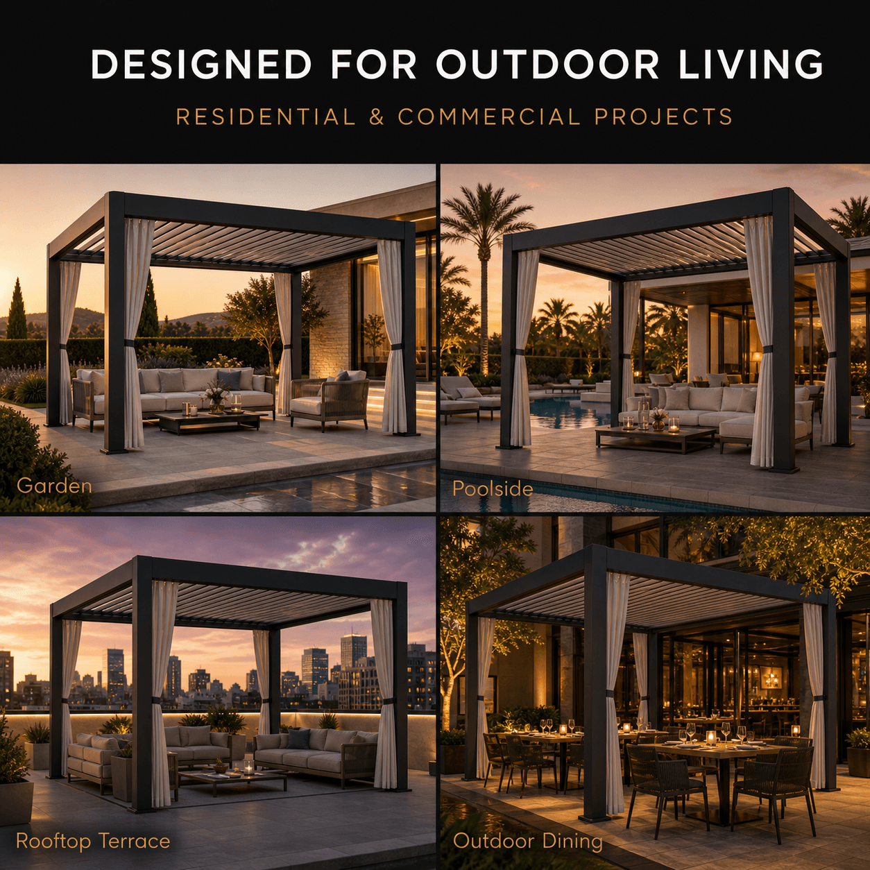 Aluminum Pergola — Thumbnail 5