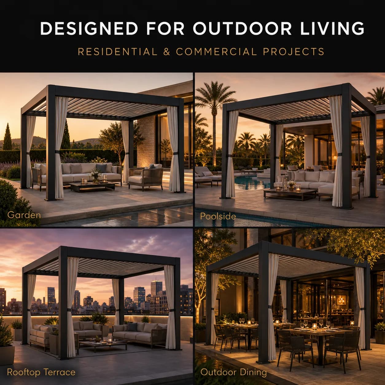 Aluminum Pergola — Thumbnail 5