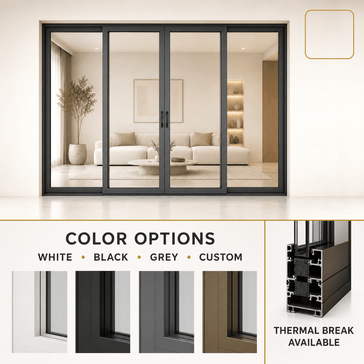 Aluminum Sliding Door — Thumbnail 4