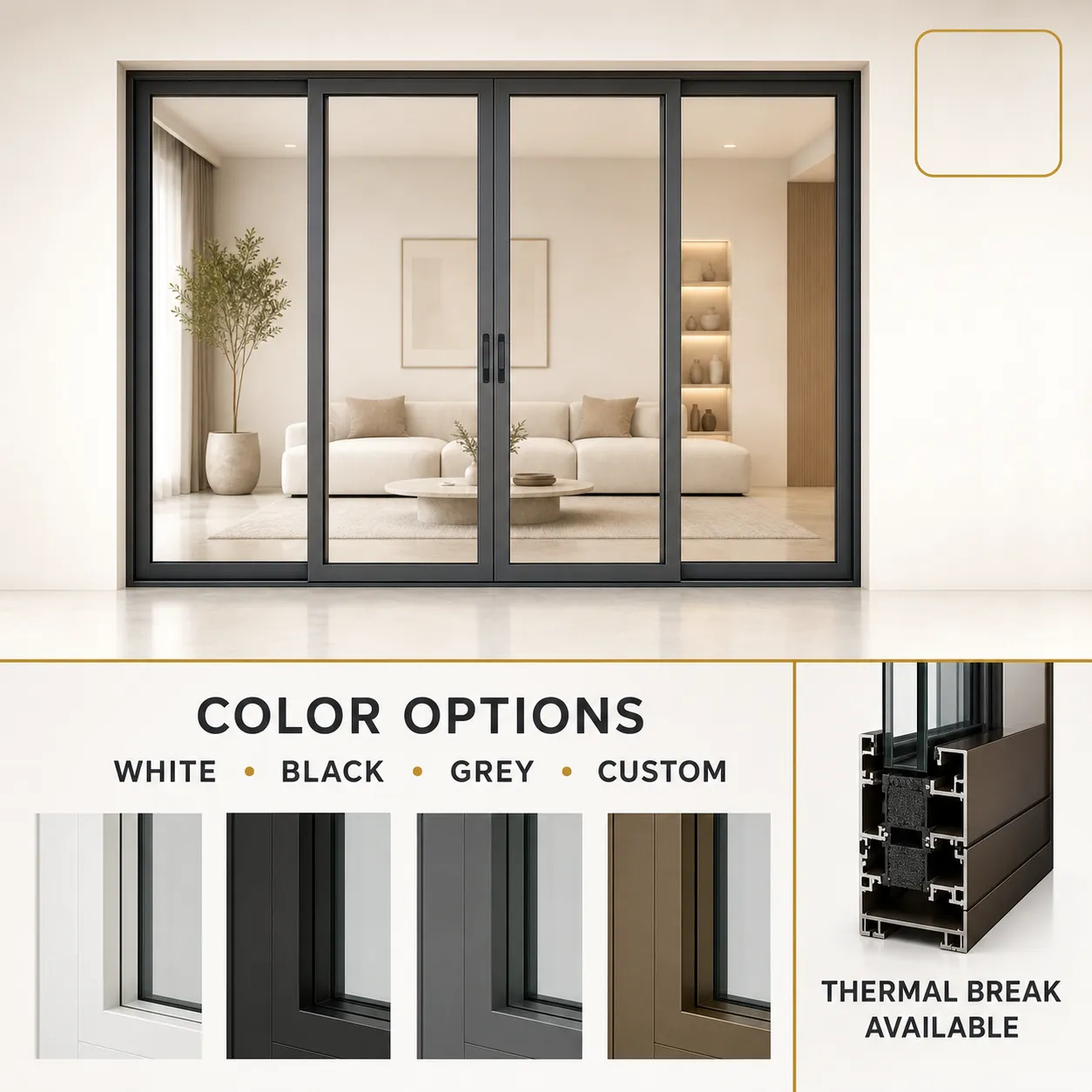 Aluminum Sliding Door — Thumbnail 4