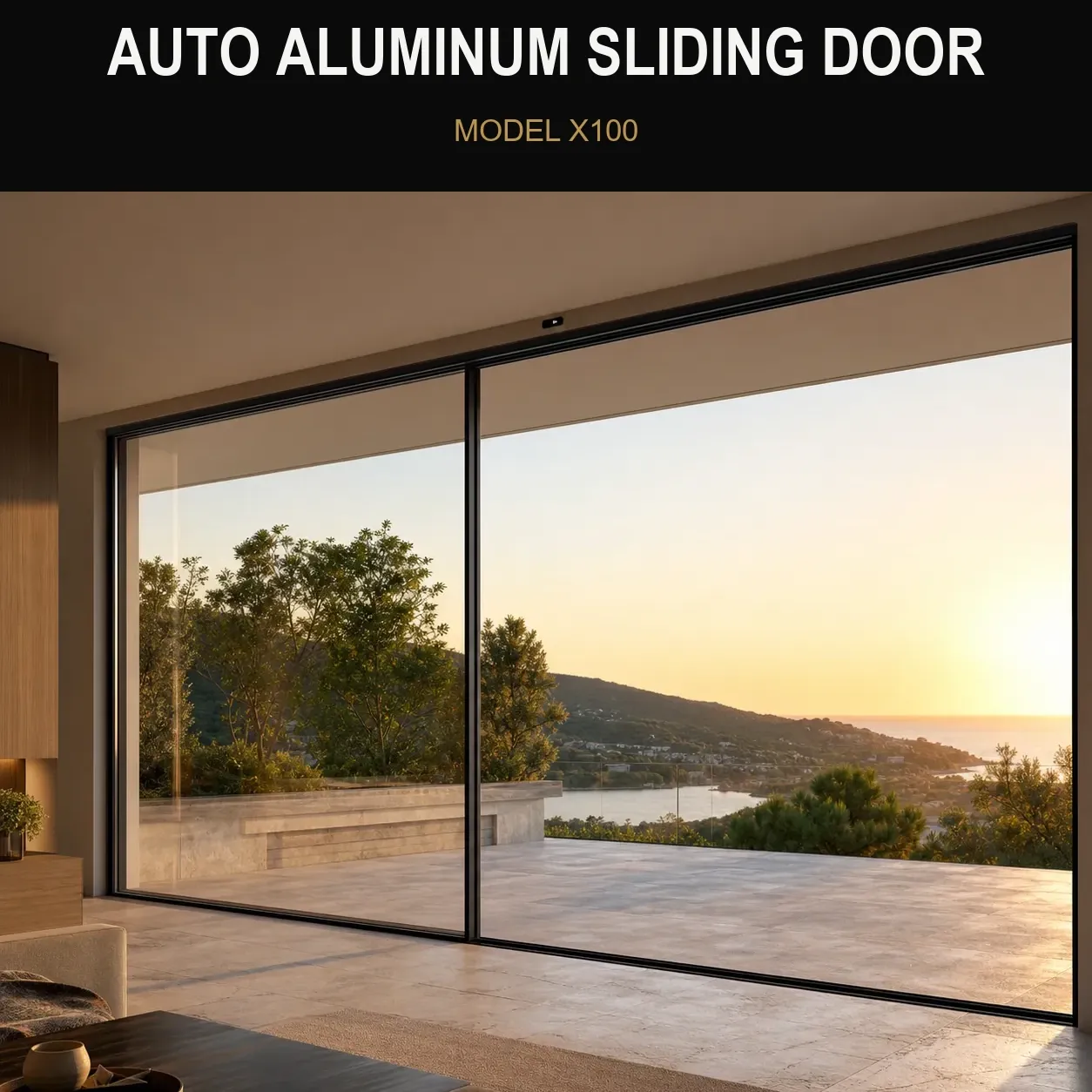 Auto Aluminum Sliding Door