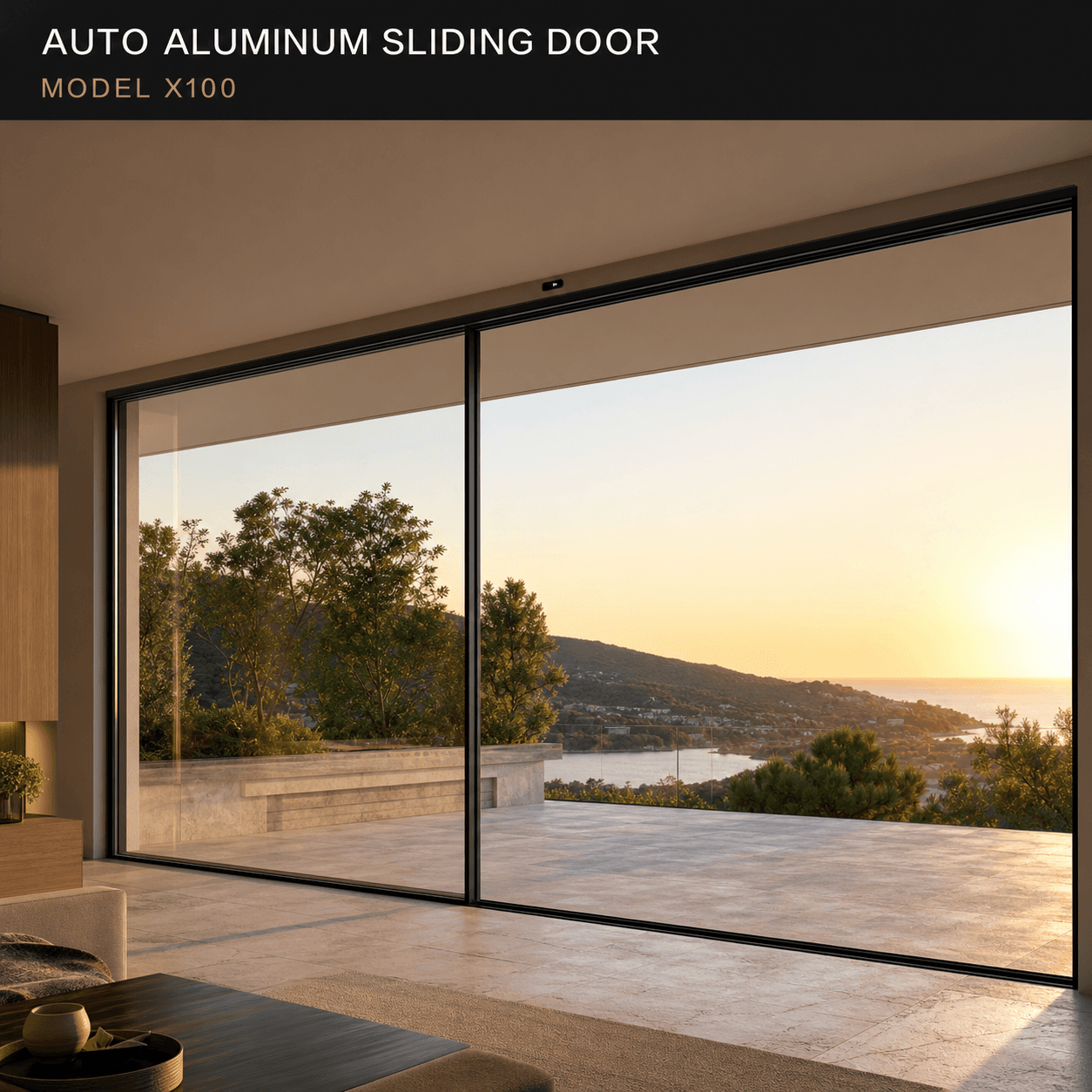 Auto Aluminum Sliding Door